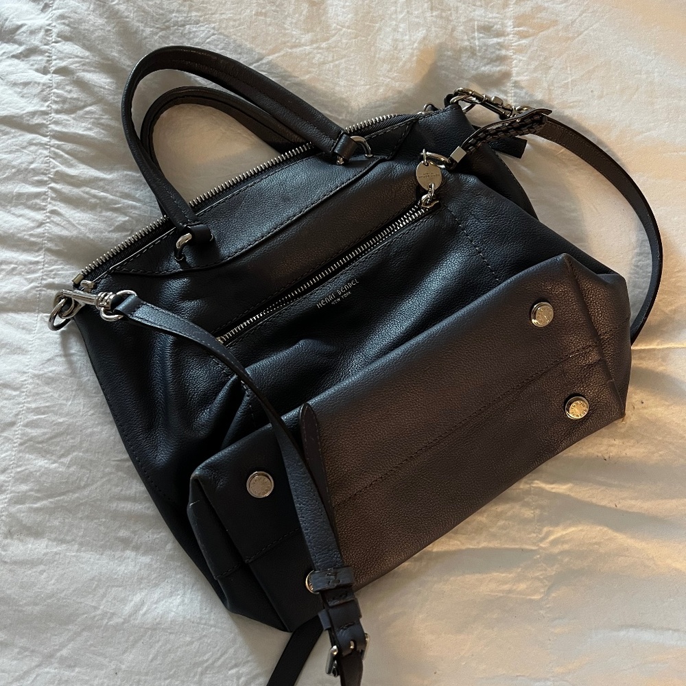 Henri Bande Leather Satchel